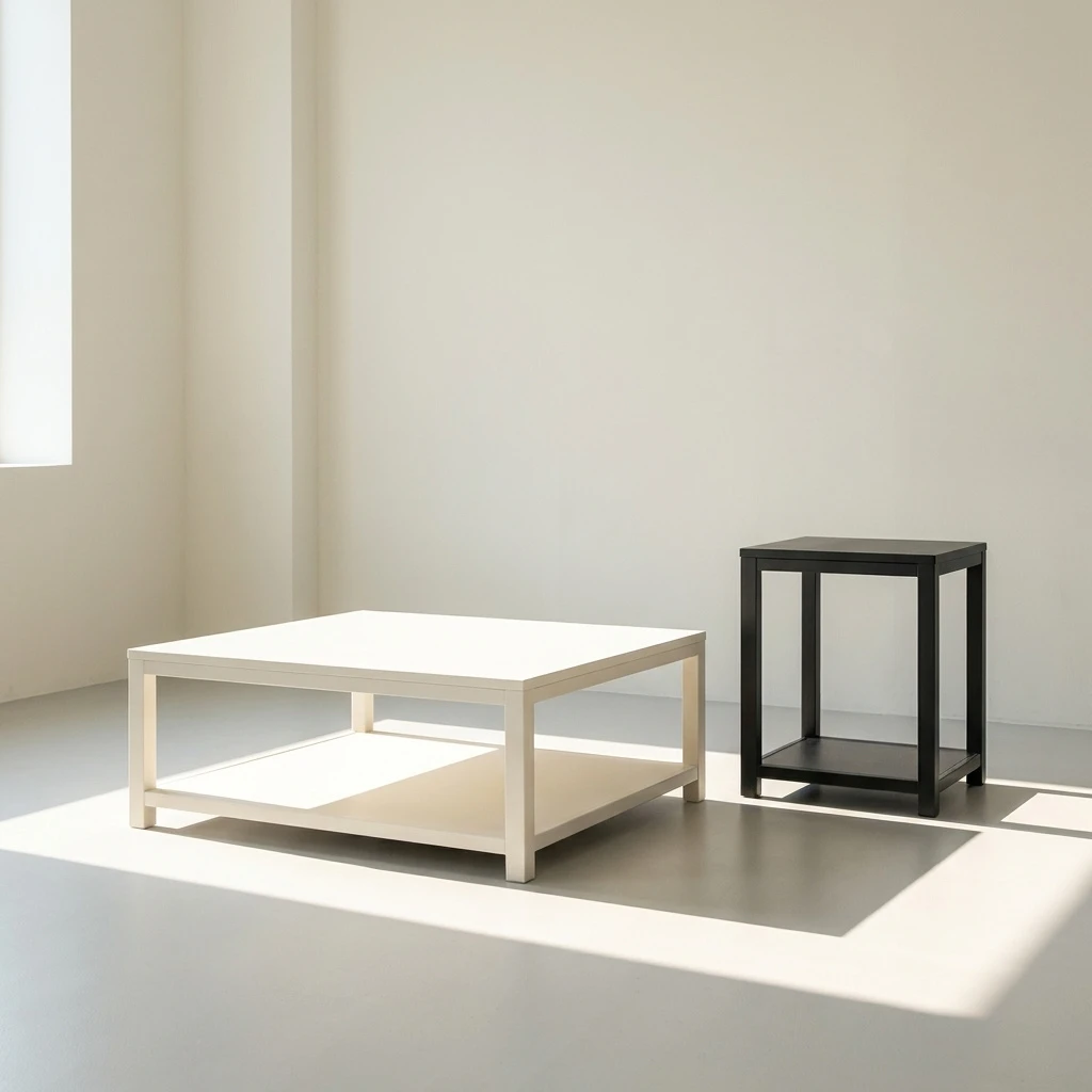 Le Sofa Table · Le Side Table